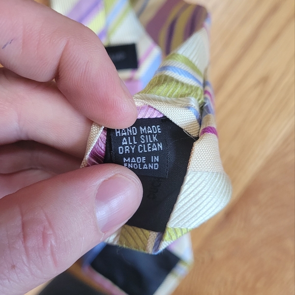 2 Duchamp ties - 100% silk, handmade in England. - Picture 10 of 11